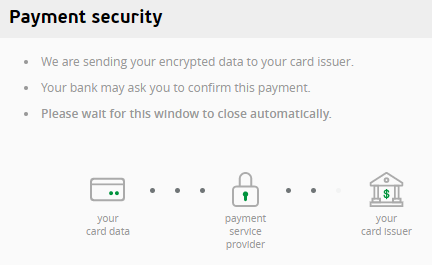 payment security popup