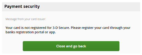 cardholder info popup