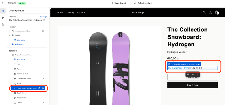 shopify theme editor